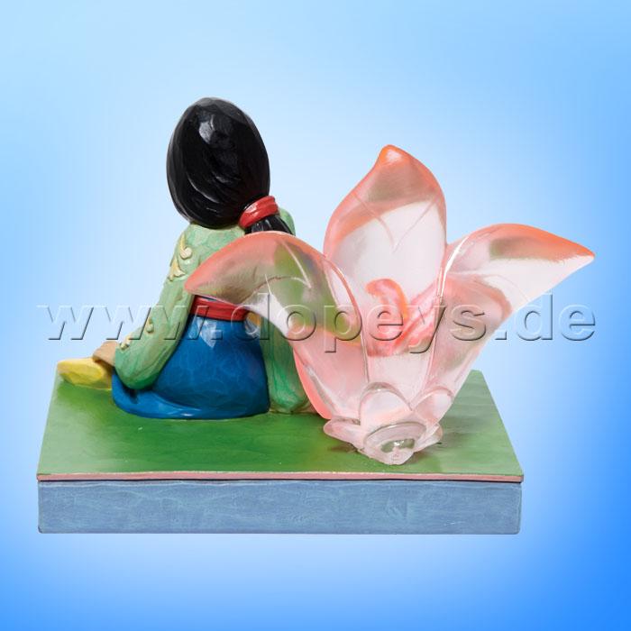 Disney Traditions Figur - Mulan mit durchsichtiger Kirschblüte (A Rare and Beautiful Bloom) von Jim Shore 6011922