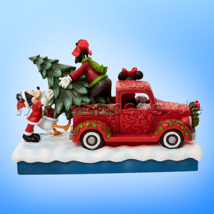 Disney Traditions - Loads Of Christmas Cheer (Mickey & Friends with Red Truck & Tree) figurine by Jim Shore 6010868