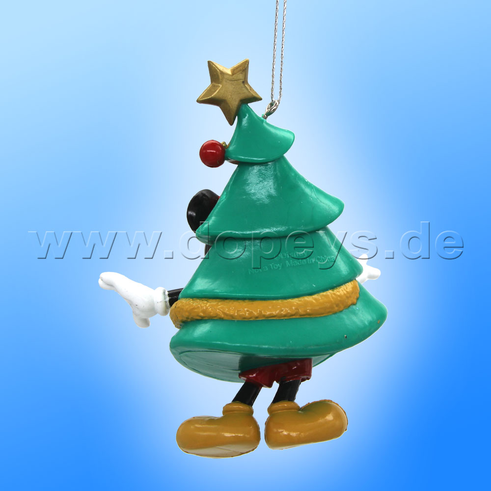 Kurt S. Adler - Disney "Happy Tree Mouse" Mickey Mouse as Christmas Tree Hanging Ornament DN37053