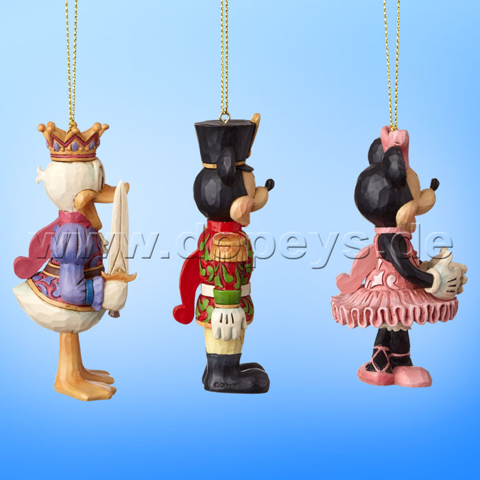 Disney Traditions - Mickey, Minnie & Donald Nutcracker (Hanging Ornament) Set by Jim Shore 6000957