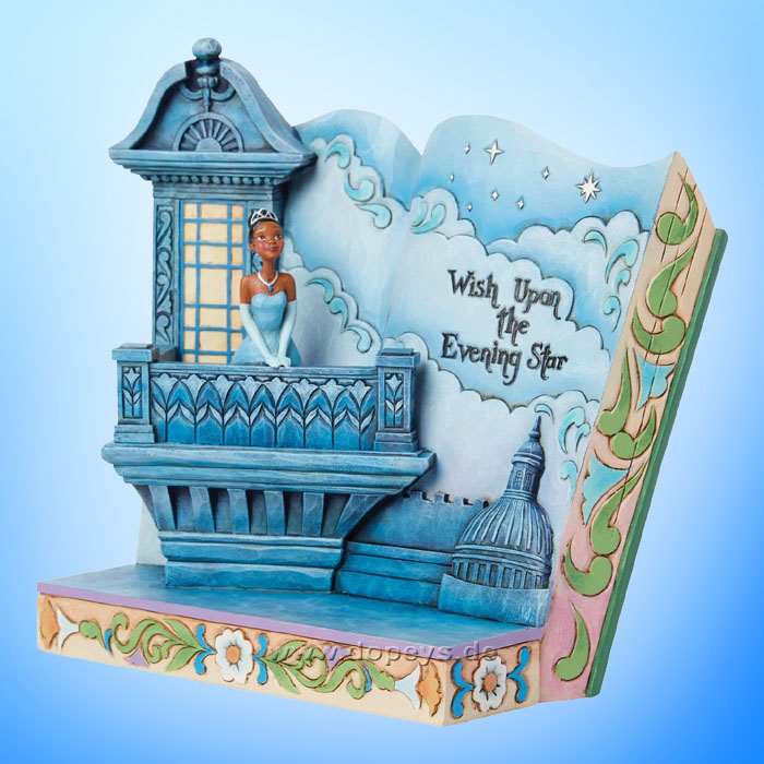 Disney Traditions - The Princess and the Frog Storybook (Wish Upon the Evening Star) figurine by Jim Shore 6015015