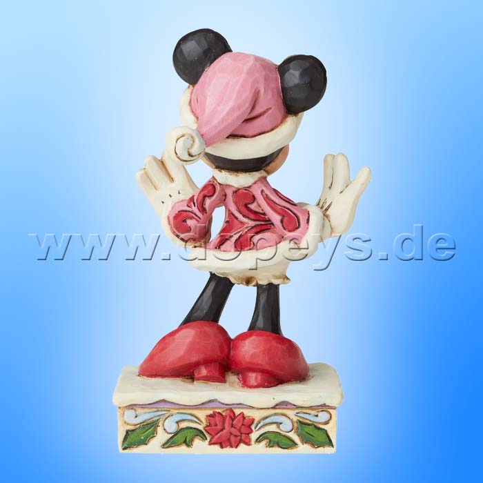 Festive Fashionista (Weihnachts-Minnie Maus Personality) Figur von Disney Traditions / Jim Shore - Enesco 6002843