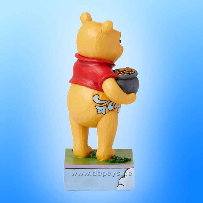 Disney Traditions Figur - Winnie Puuh mit Kleeblatt (Lucky Ol' Bear) von Jim Shore 6016335
