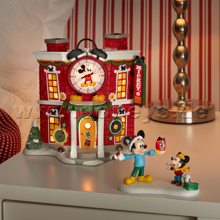 Disney Village - Mickey's Weihnachts-Wecker Shop A30082