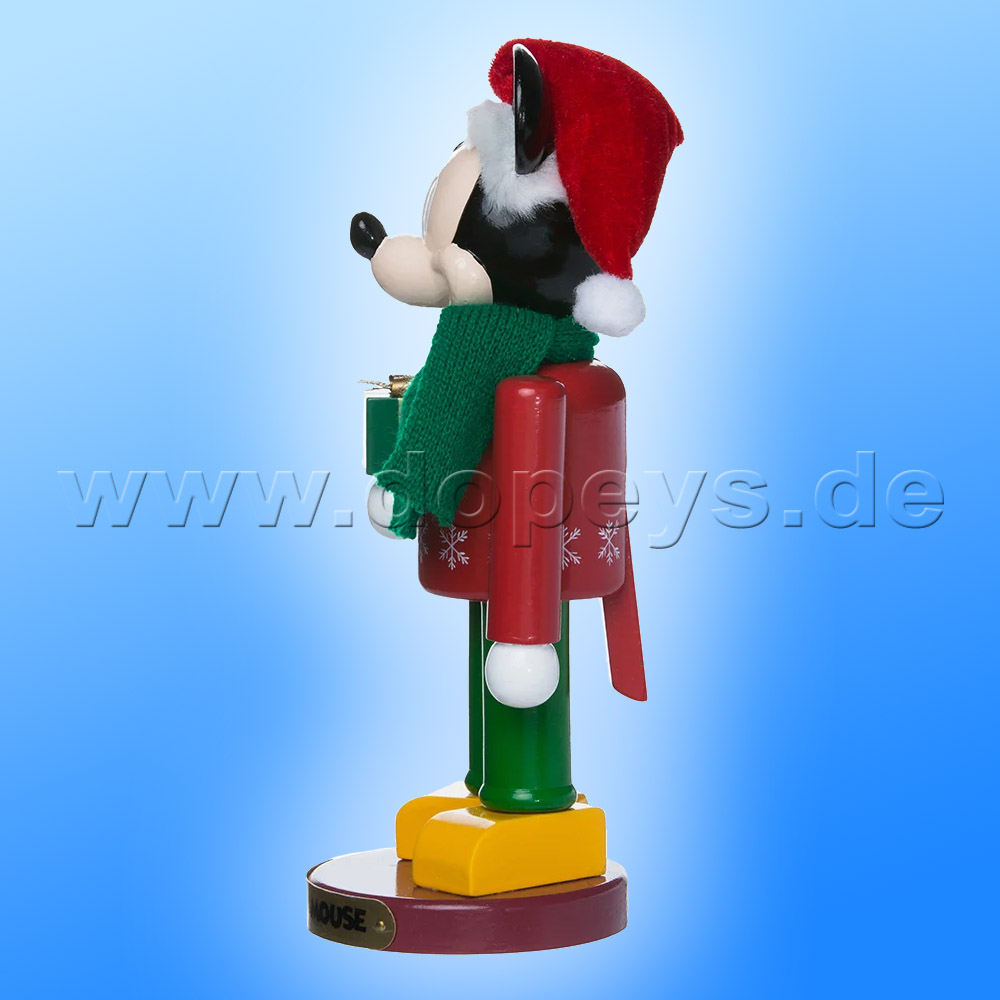 Kurt S. Adler - Disney Nussknacker "Mickey Maus" mit Weihnachtsgeschenk DN6171L