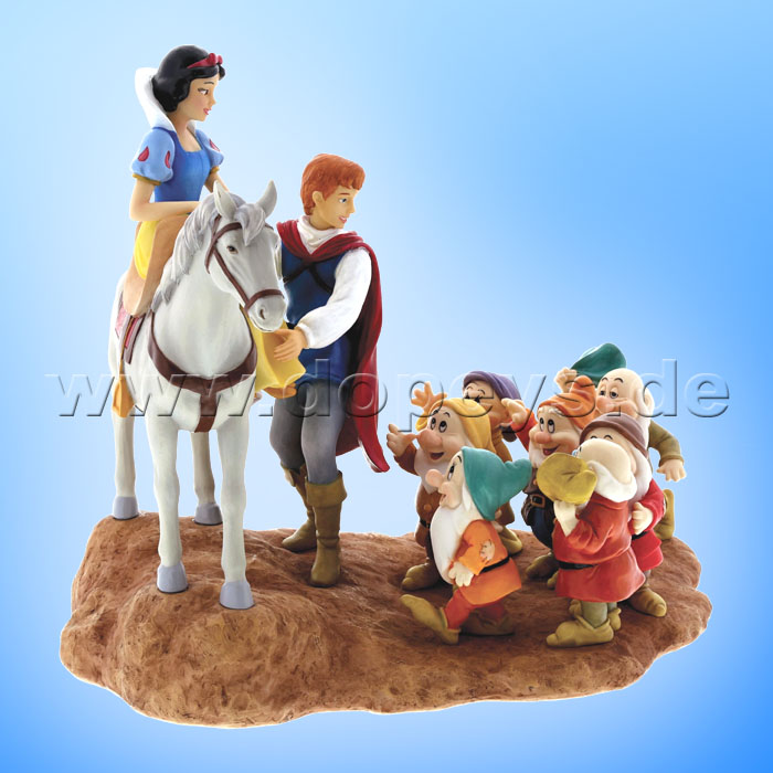 Enchanting Disney Collection - Schneewittchen mit Prinz und den 7 Zwergen (Joyful Farewell) Figur A2873