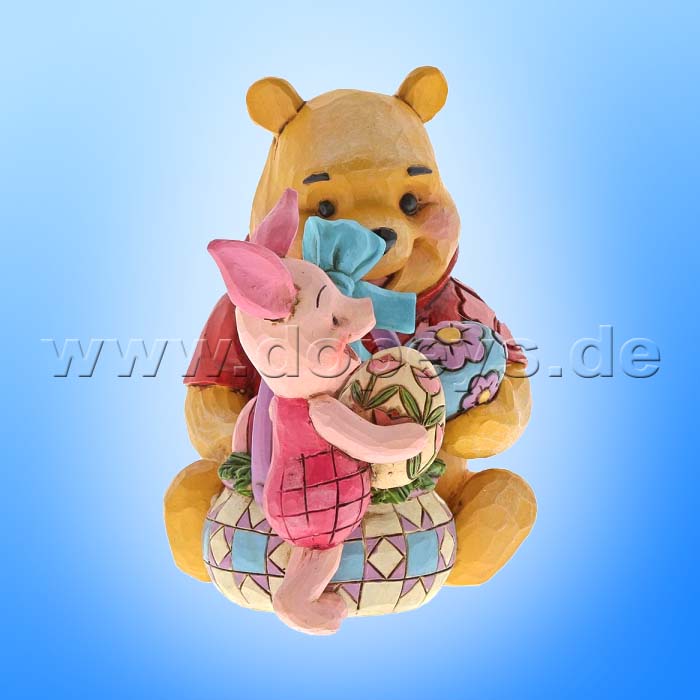 Spring Surprise (Winnie Puuh und Ferkel feiern Ostern) Figur von Disney Traditions / Jim Shore - Enesco 6002844