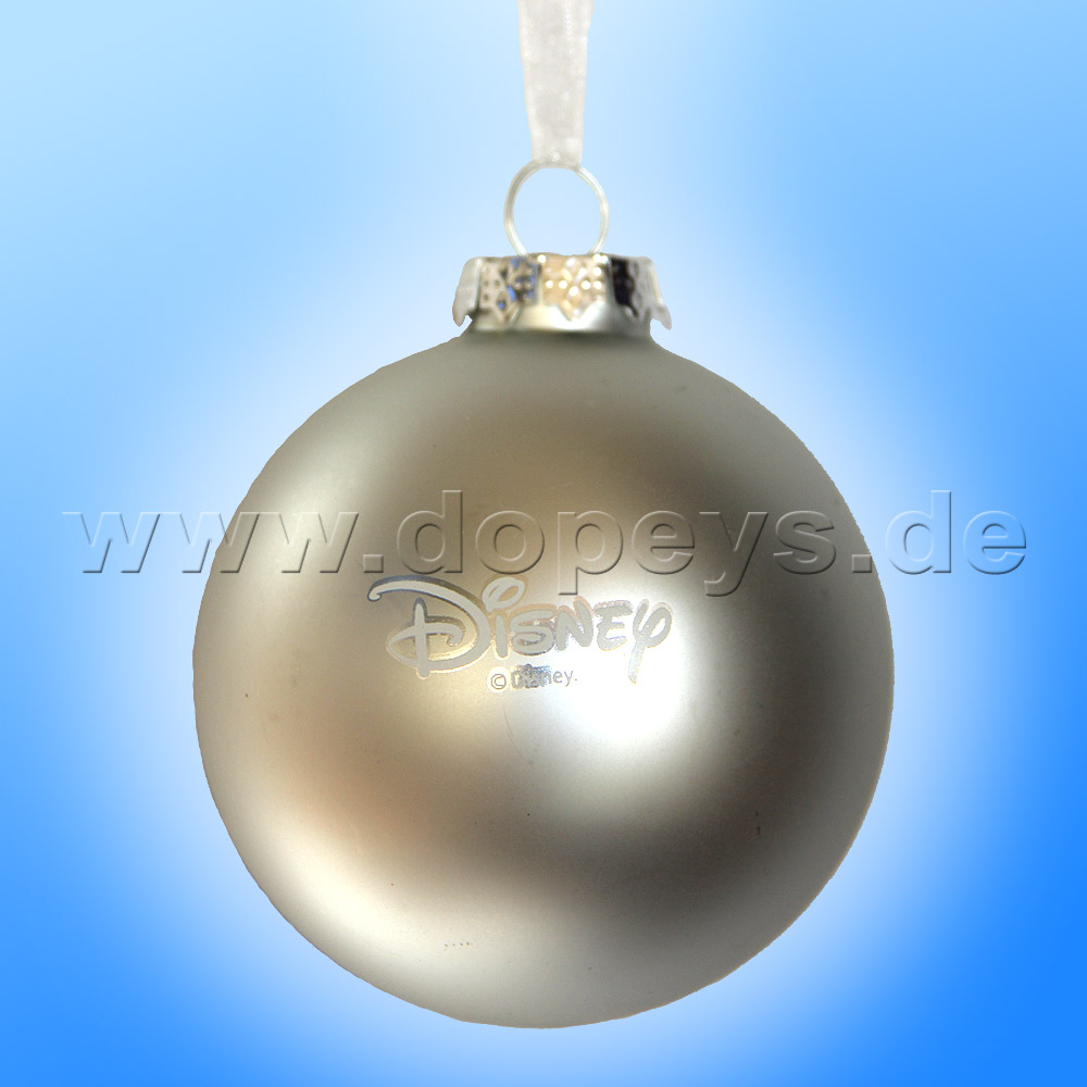 Kurt S. Adler - Disney Die Eiskönigin "Olaf" Weihnachtsbaumkugel / Glaskugel in Silber DN03005-E