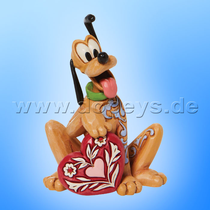 Disney Traditions - Mini Pluto with Heart figurine by Jim Shore 6010108