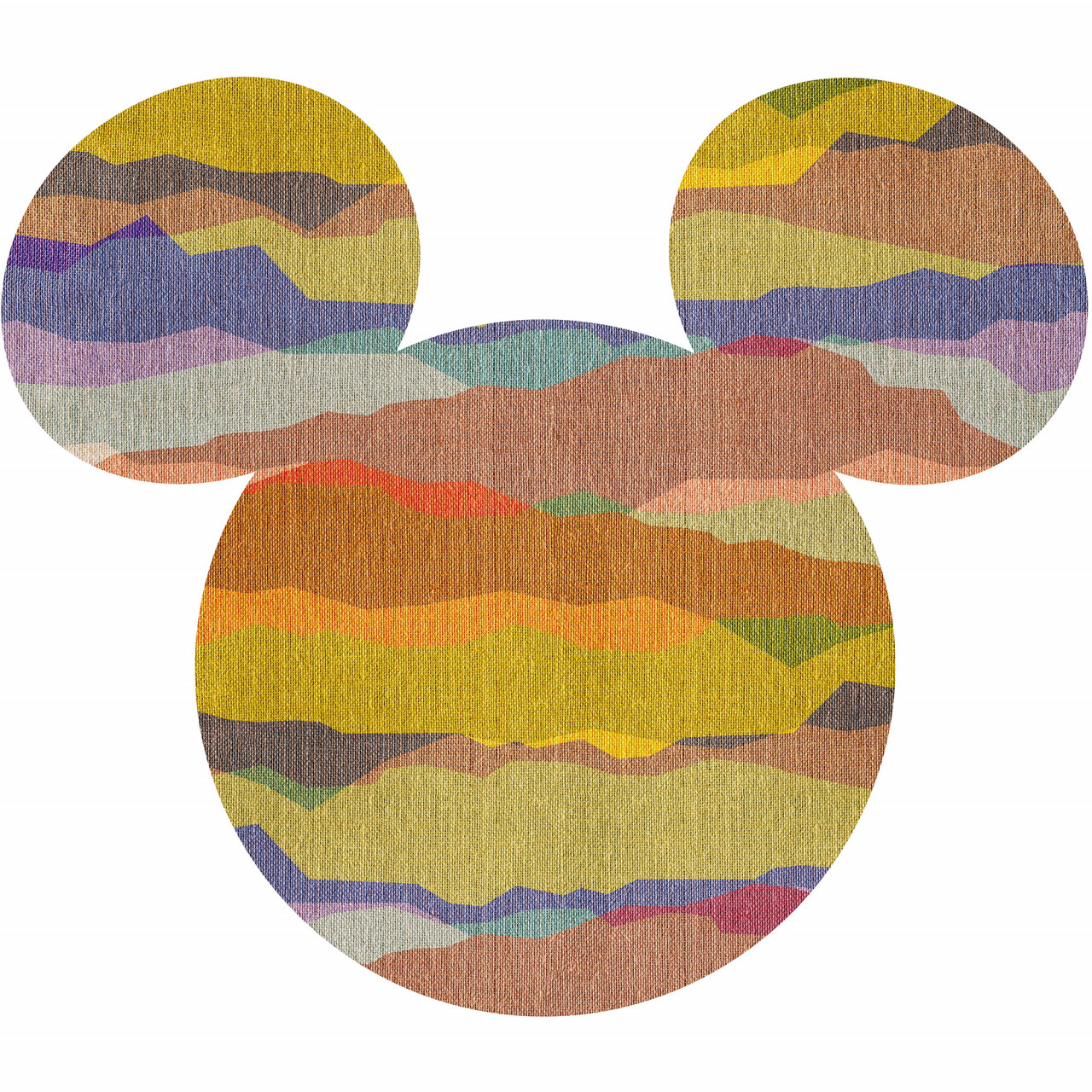 Disney Wandsticker / Wandaufkleber Mickey Maus Kopf "Mickey Head Vista" 127cm x 127cm