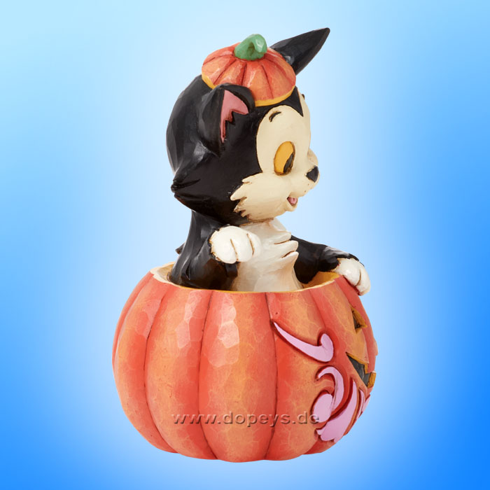 Disney Traditions Figur - Mini Figaro in einer Kürbislaterne (Pinocchio) von Jim Shore 6016583