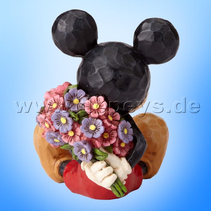 Disney Traditions / Jim Shore Figur von Enesco "Mini Mickey Maus mit Blumen" 4054284
