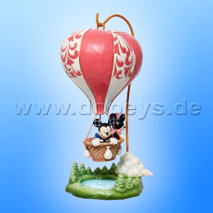 Disney Traditions - Mickey & Minnie Heart-Air Balloon (Love Takes Flight) figurine by Jim Shore 6011916