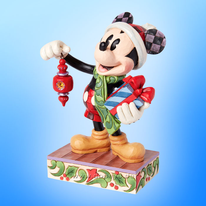 Disney Traditions Figur - Weihnachts-Mickey Maus Limited Edition 2024 (Christmas Magic) von Jim Shore 6015737