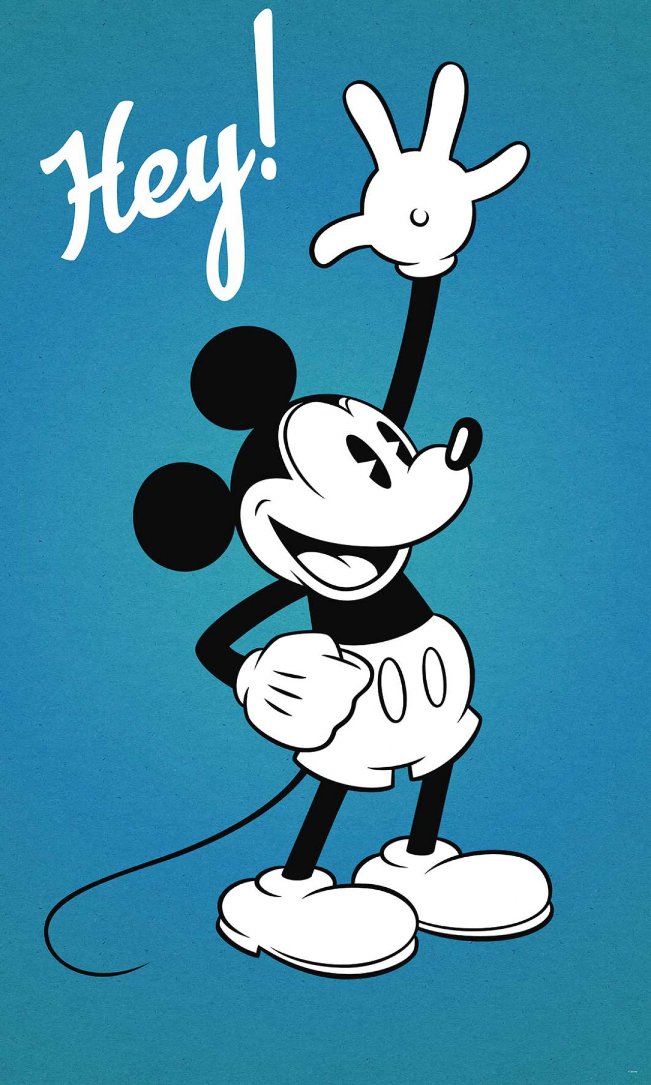 Disney Vlies Fototapete Mickey Maus "Mickey - Hey" 1,20m x 2,00m