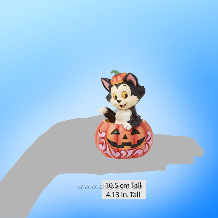 Disney Traditions Figur - Mini Figaro in einer Kürbislaterne (Pinocchio) von Jim Shore 6016583