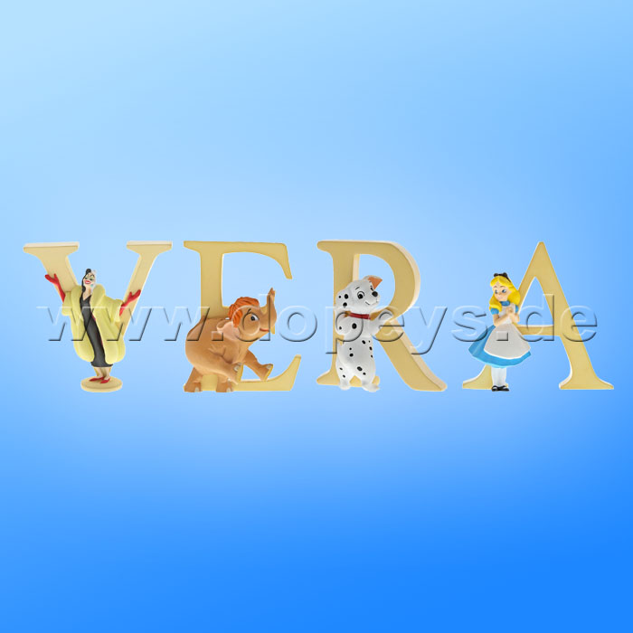 Enchanting Disney Collection - Letter "V" - Cruella De Vil figurine by Enesco A29567