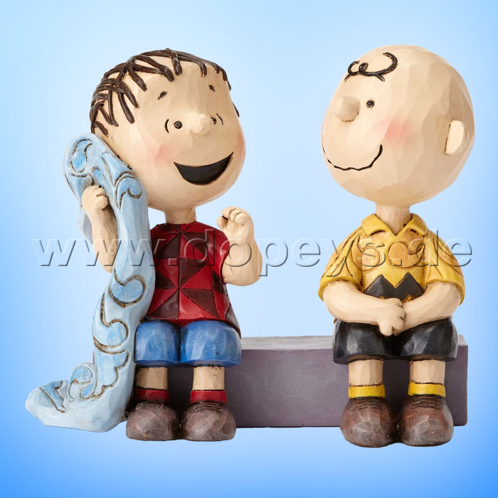 Peanuts / Jim Shore Figur von Enesco."Sage Advice (Charlie Brown und Linus)" 4054081.
