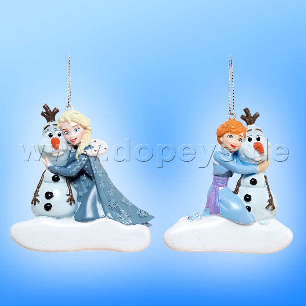 Kurt S. Adler - Disney Frozen "Anna & Olaf" Relief Christmas Hanging Ornament DN03003-A