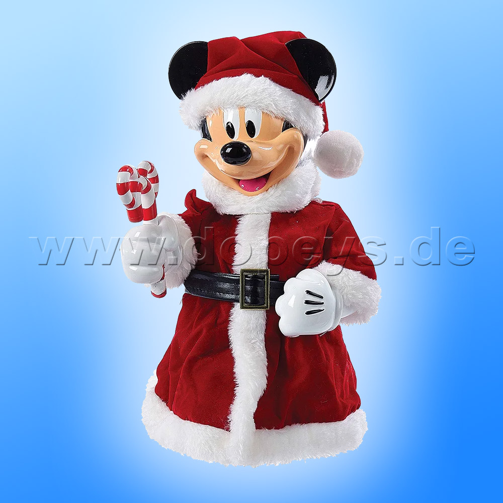 Kurt S. Adler - Disney Weihnachtsbaumspitze "Mickey Maus" mit beweglichen Armen DN9168