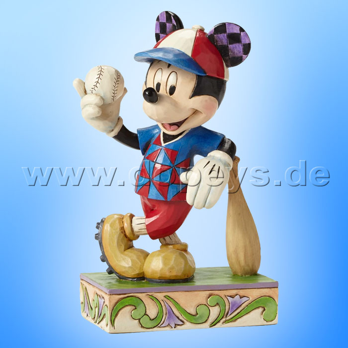 Disney Traditions / Jim Shore figurine from Enesco "Batter Up (Baseball Mickey Figurine)" 4050400.