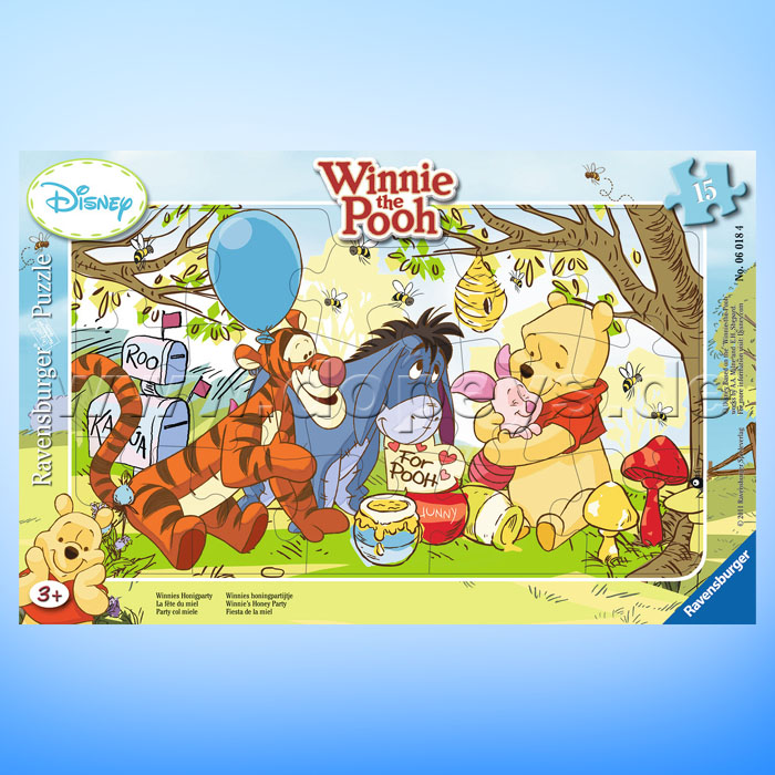 Disney Puzzle Winnie Puuh "Winnies Honigparty" von Ravensburger 06018