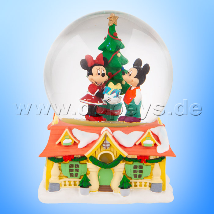 Disney Christmas - Mickey & Minnie Waterball by Department 56 6007135