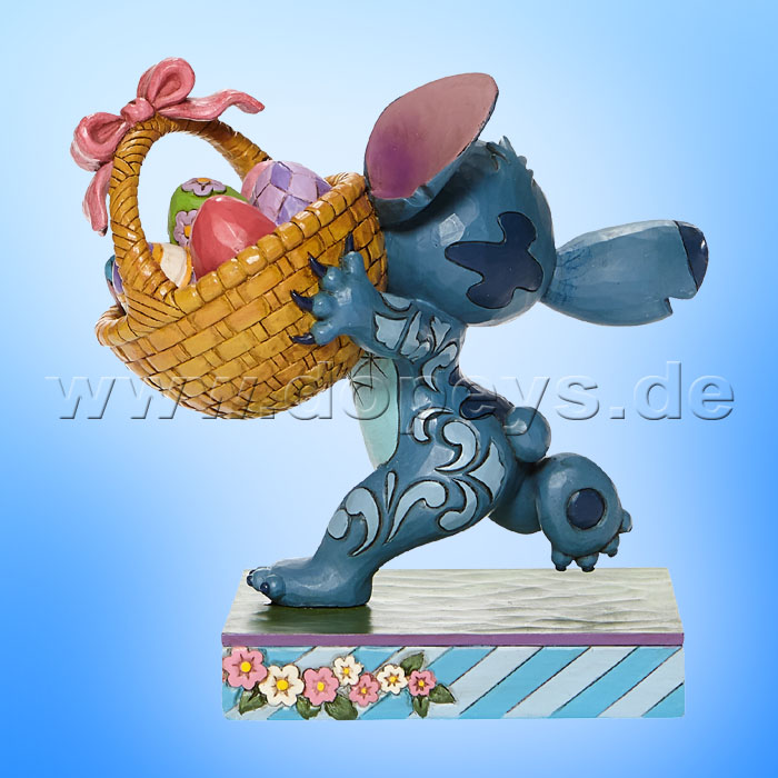 Disney Traditions - Bizarre Bunny (Stitch mit Osterkorb) von Jim Shore 6008075