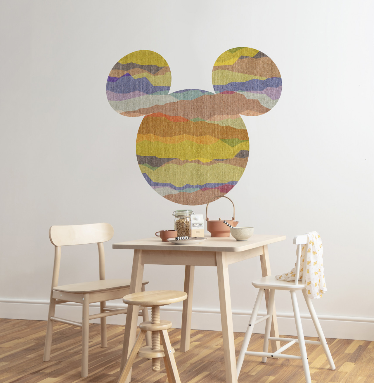 Disney Wandsticker / Wandaufkleber Mickey Maus Kopf "Mickey Head Vista" 127cm x 127cm