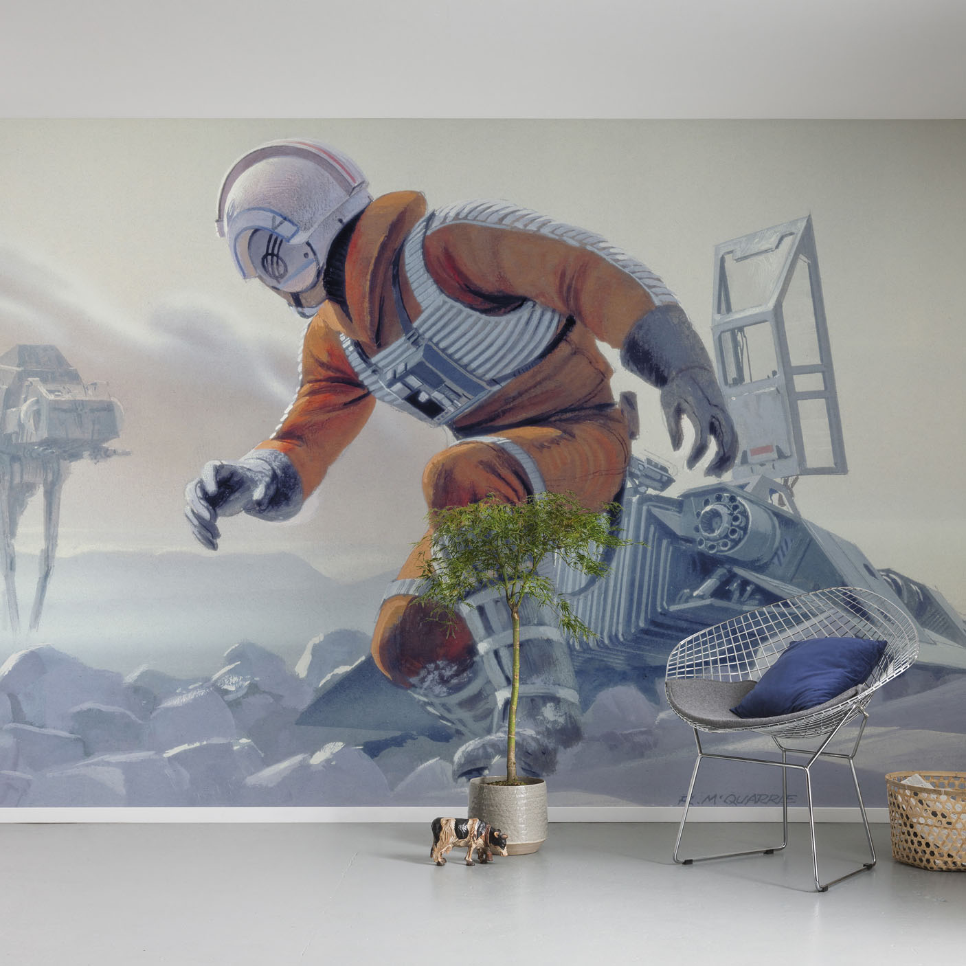 Star Wars Vlies Fototapete "Star Wars Classic RMQ Hoth Battle Pilot"