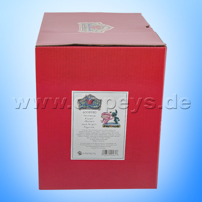 Disney Traditions - Mistletoe Kisses (Stitch & Engel unterm Mistelzweig) von Jim Shore 6008980