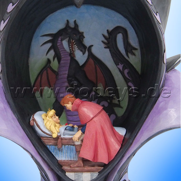 Disney Traditions - True Loves Kiss (Maleficent Diorama Kopfschmuck) von Jim Shore 6008996