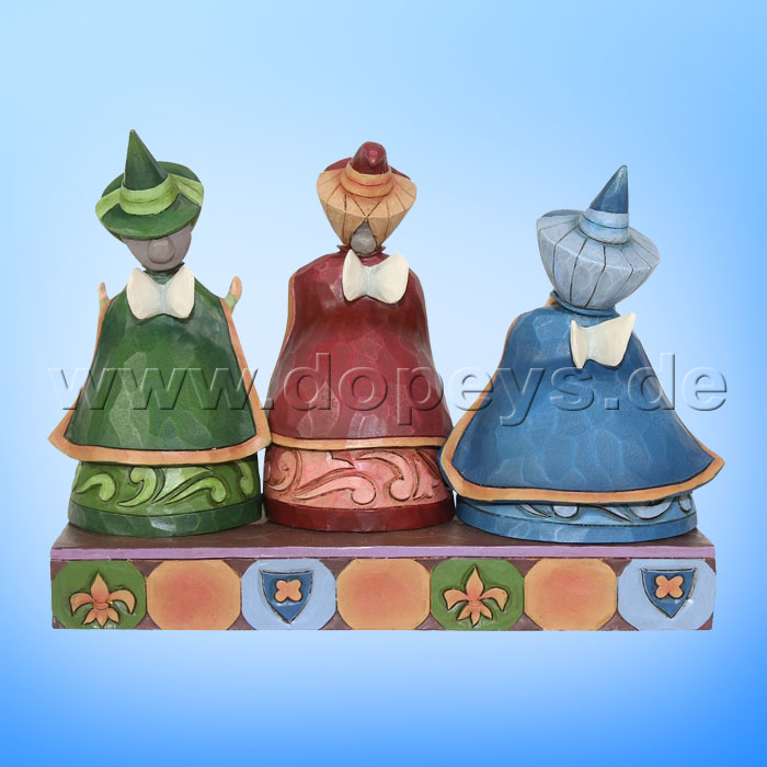 Disney Traditions / Jim Shore figurine from Enesco "Royal Guests (Three Fairies Flora, Fauna & Merryweather)" 4059734