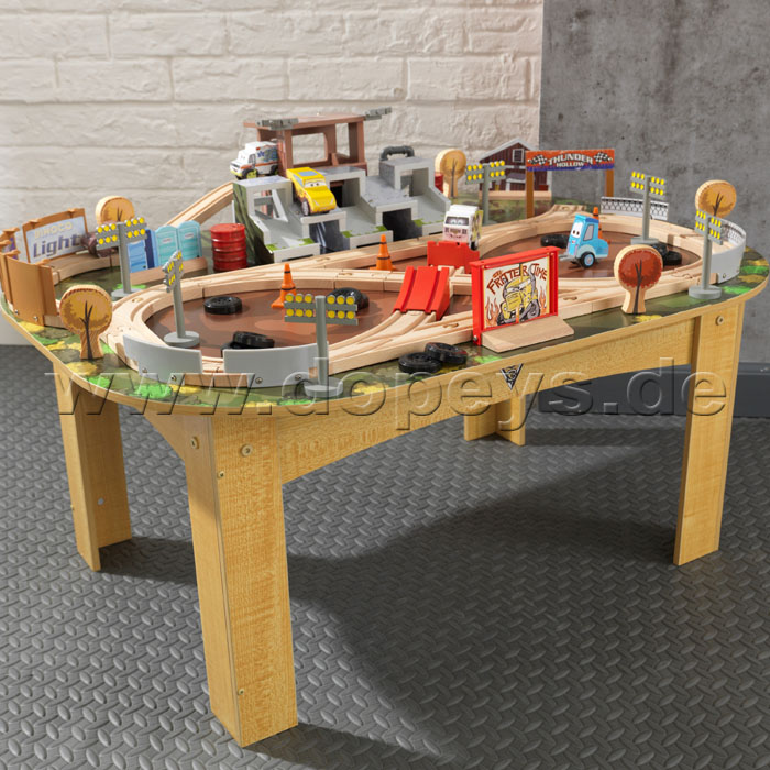Disney Pixar Cars 3 Eisenbahnset & Spieltisch Thunder Hollow von Kidkraft 17211