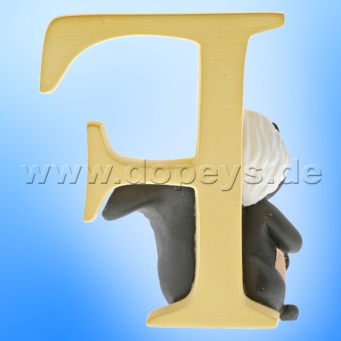 Enchanting Disney Collection - Letter "F" - Flower figurine by Enesco A29551