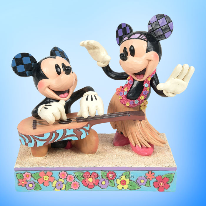 Disney Traditions Figur - Mickey & Minnie als Hawaiianer (Hawaiian Holiday) von Jim Shore 6016330