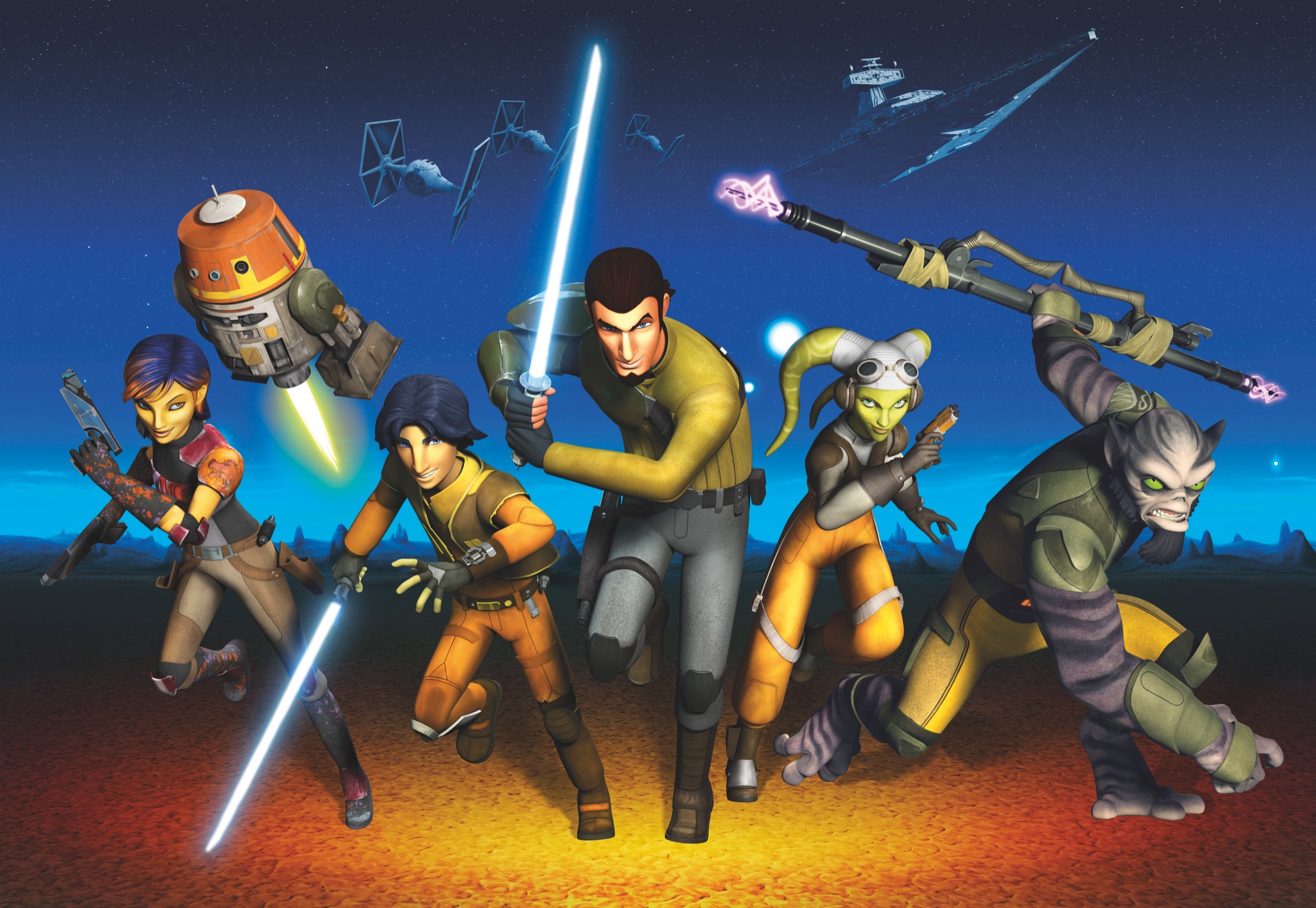 Star Wars Fototapete "Star Wars Rebels Run"