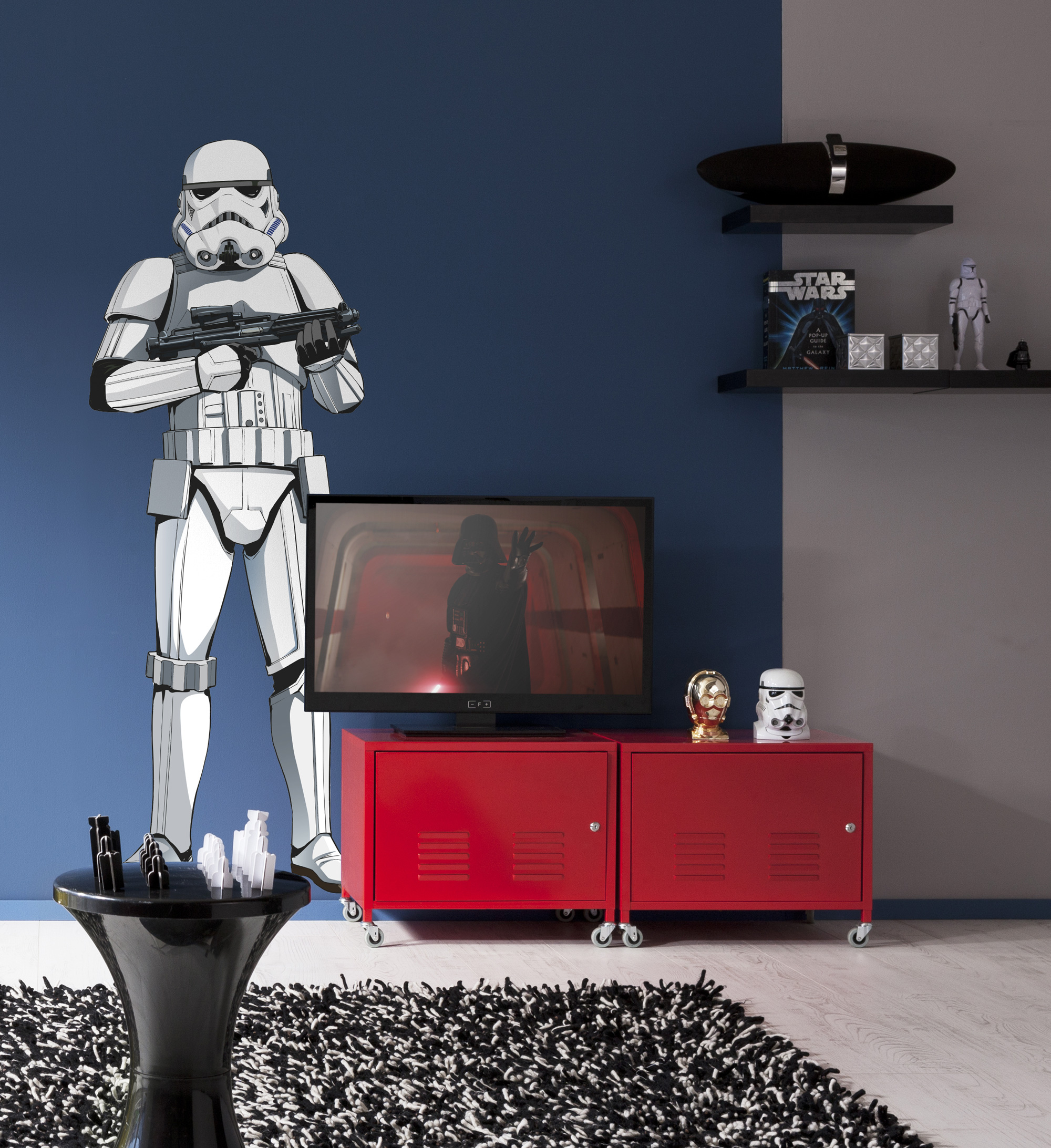 Star Wars Vlies Fototapete selbstklebend "Star Wars XXL Stormtrooper" 127cm x 188cm