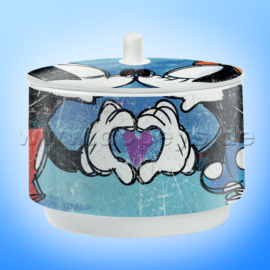 Disney Zuckerdose Mickey & Minnie "Blau" PWM41/B