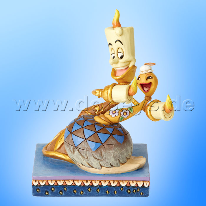 Disney Traditions - Romance By Candlelight (Lumiere & Feather Duster Plumette) by Jim Shore 6002814