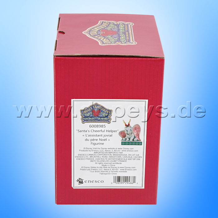 Disney Traditions - Santa's Cheerful Helper (Weihnachts-Dumbo als Rentier) von Jim Shore 6008985