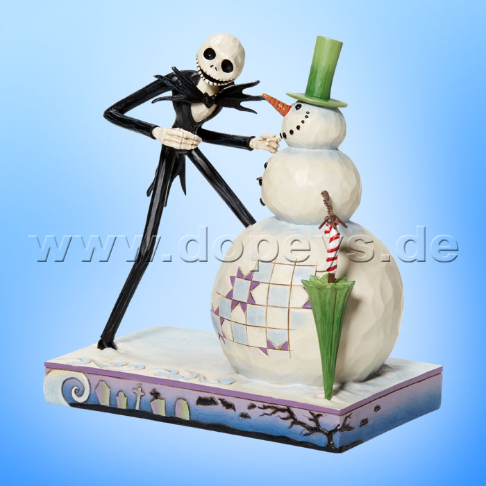 Disney Traditions - Jack Skellington with Snowman (A Snowy Discovery) figurine by Jim Shore 6013056