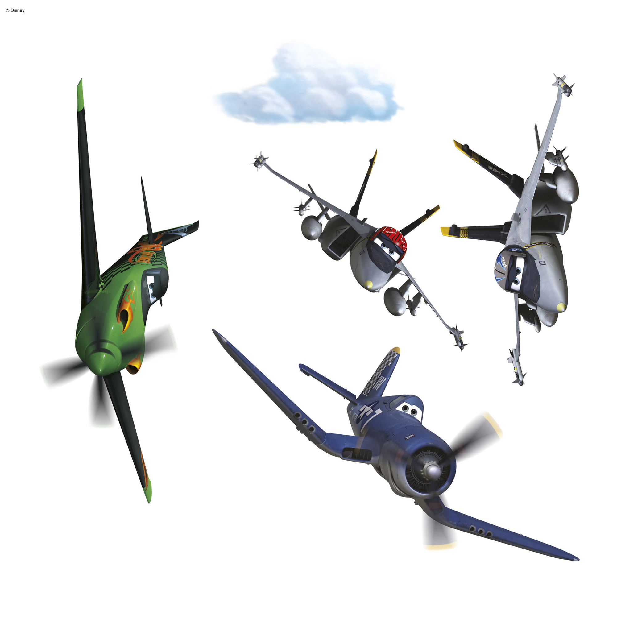 Disney Fensteraufkleber / Window-Sticker "Planes"