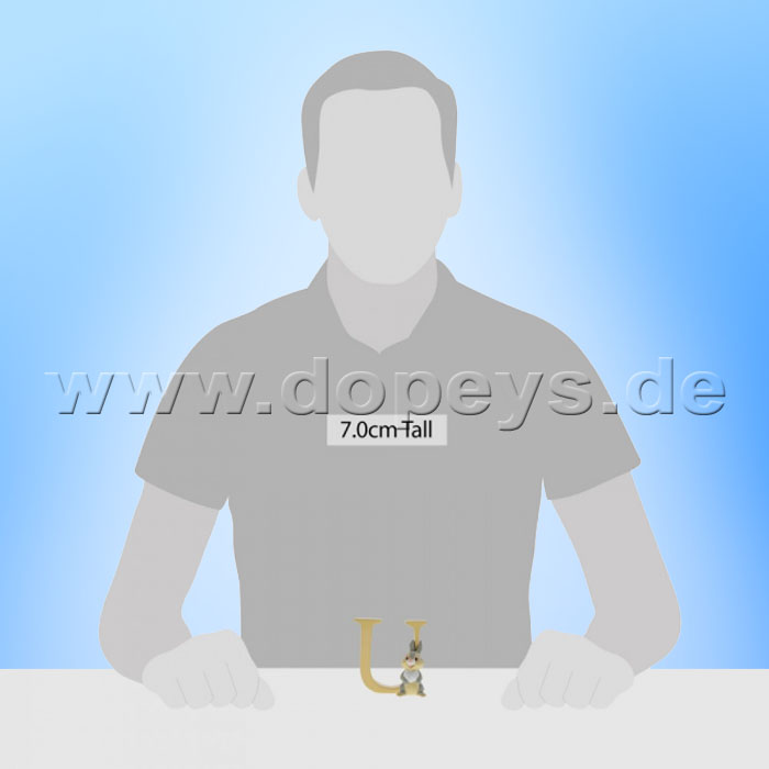Enchanting Disney Collection - Buchstabe "U" - Klopfer Figur von Enesco A29566