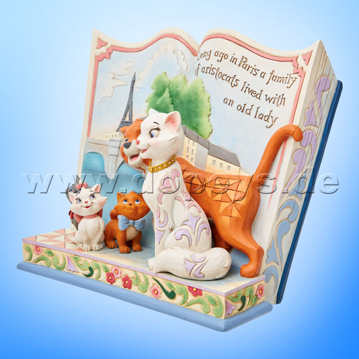 Disney Traditions Figur - Aristocats Märchenbuch (Long Ago In Paris...) von Jim Shore 6013080