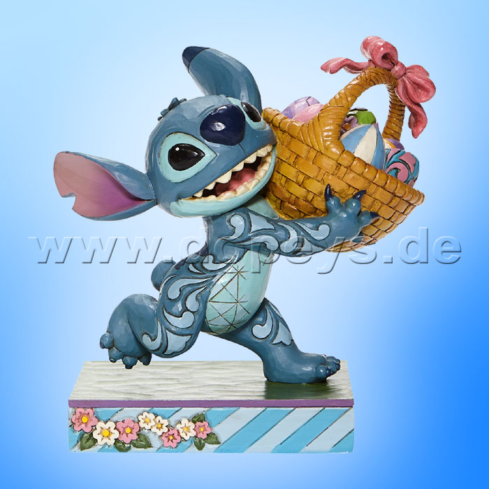 Disney Traditions - Bizarre Bunny (Stitch mit Osterkorb) von Jim Shore 6008075