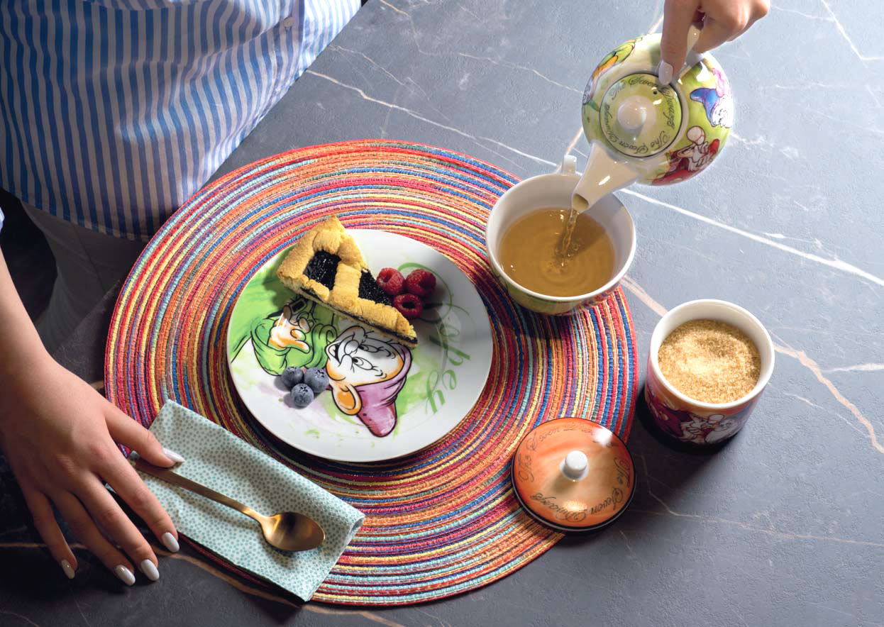 Disney - Tea For One - Set aus Teekanne & Teetasse "Die sieben Zwerge" im italienischen Design 133007