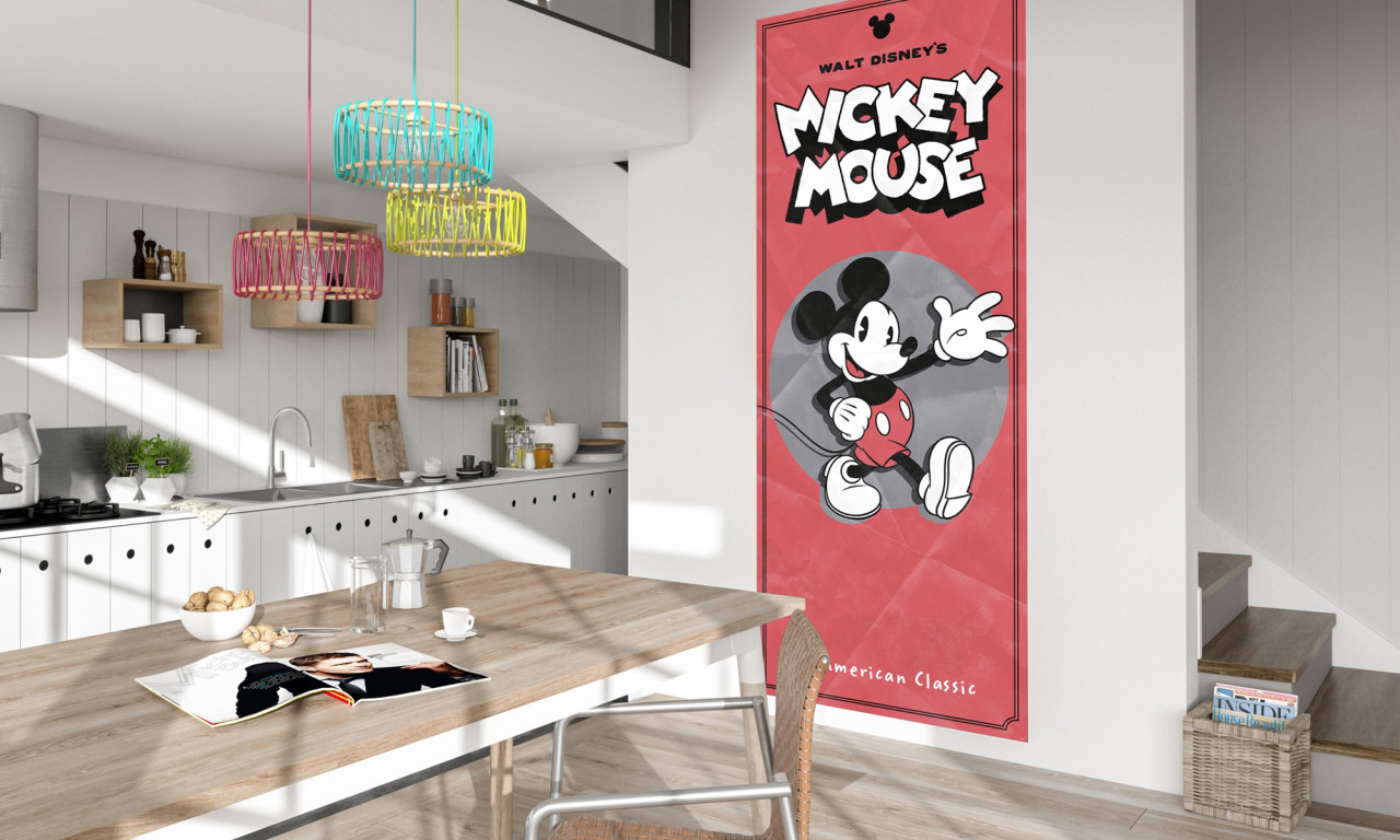 Disney Vlies Fototapete Mickey Maus "Mickey - American Classic" 1,00m x 2,50m