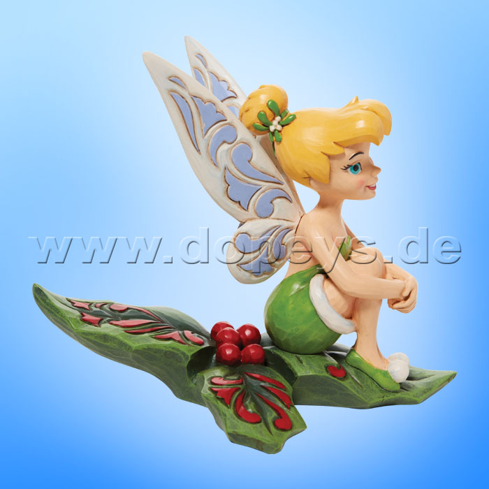 Disney Traditions -  (Tinker Bell sitzt auf Weihnachtsbeeren) von Jim Shore 6010874