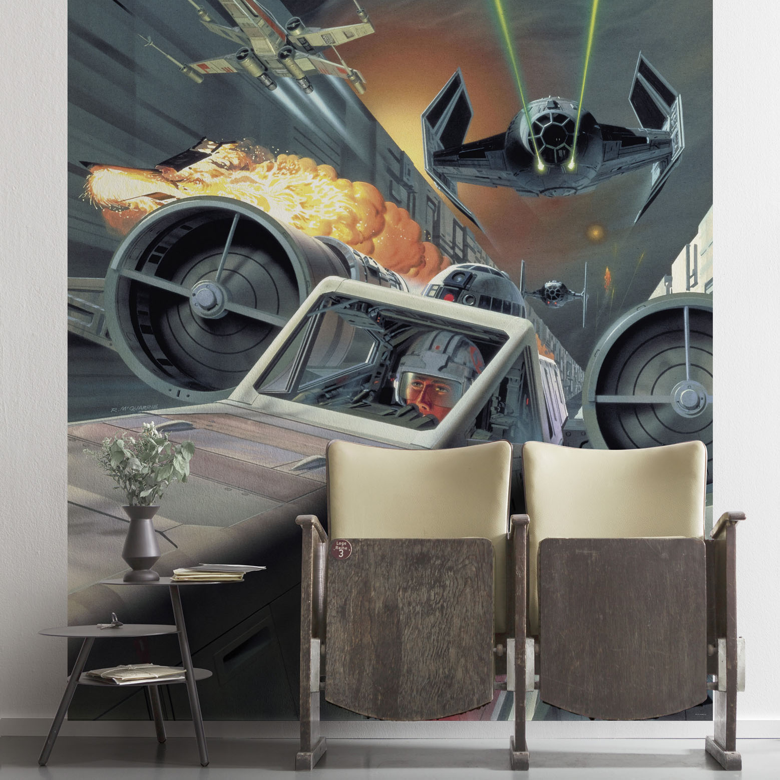 Star Wars Vlies Fototapete "Star Wars Classic Death Star Trench Run"